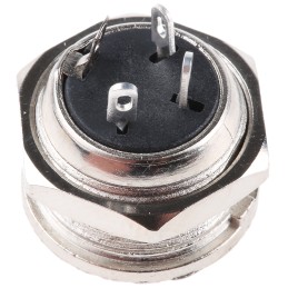 1 pcs - RS PRO 3 Pole Din Socket, 4A, 100 V ac, Female, Panel Mount