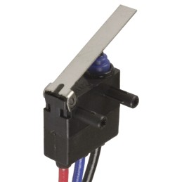 1 pcs - Omron Lever Micro Switch, Through Hole Terminal, 2 A @ 12 V dc, SPDT, IP67