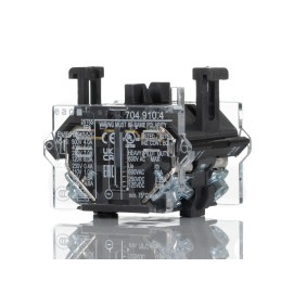 1 pcs - EAO Contact Block for Use with Series 04 Switches, 500V ac, 2NC