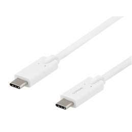 1 pcs - Deltaco USB 2.0 Cable USB C to USB C Cable, 1m