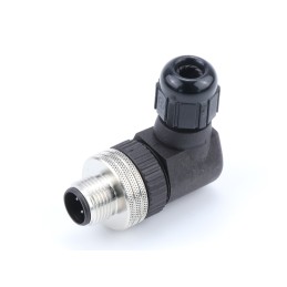 1 pcs - Brad from Molex Circular Connector, 4 Contacts, Cable Mount, M12 Connector, Plug, IP67, Micro-Change Series