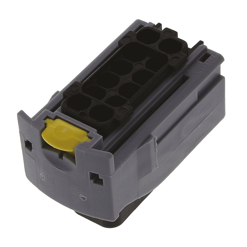 1 pcs - TE Connectivity, AMP MCP 1.5/2.8 Automotive Connector Socket 12 Way