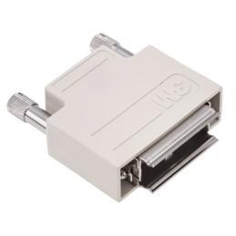 1 pcs - 3M 103 Series Copolyester Elastomer, Steel D Sub Backshell, 26 Way, Strain Relief