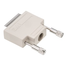 1 pcs - 3M 103 Series Copolyester Elastomer, Steel D Sub Backshell, 26 Way, Strain Relief