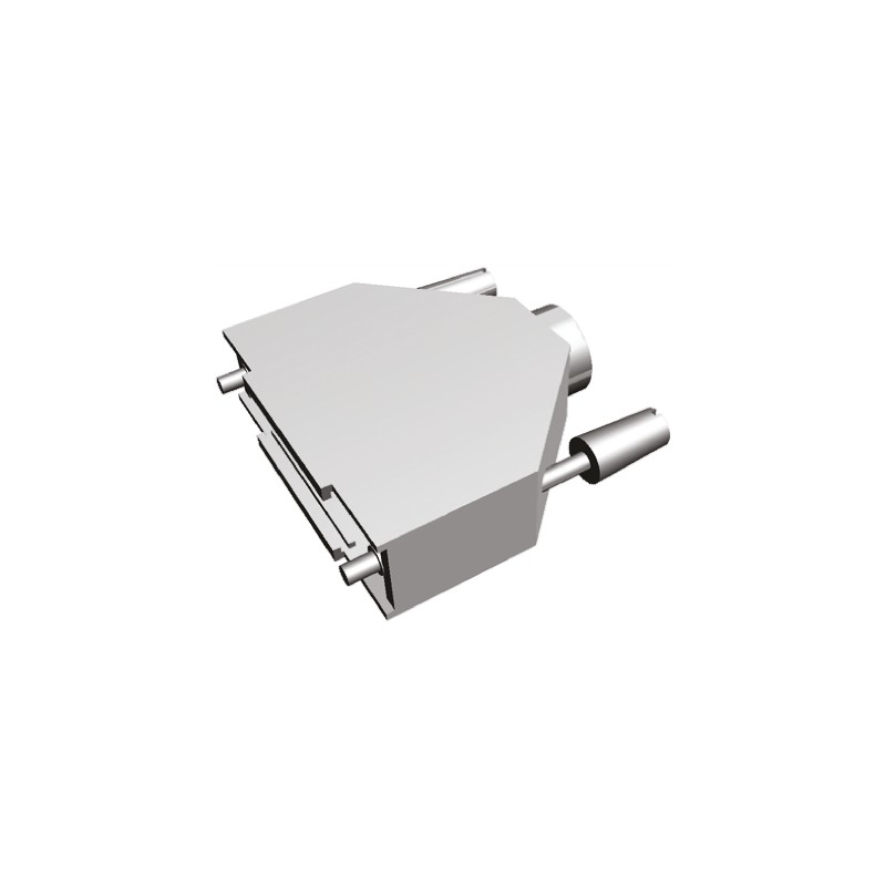 1 pcs - TE Connectivity ADK Series Zinc D Sub Backshell, 25 Way, Strain Relief