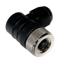 1 pcs - Sick Circular Connector, 4 Contacts, Cable Mount, M12 Connector, Plug, Female, IP67