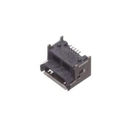 10 pcs : GMCB05801124EU - Memory Card Connectors Micro USB receptacle, SMT, R/A, Hi-Rise