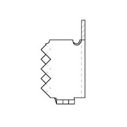 10 pcs : 42412-5 - Headers & Wire Housings STRAIN RLF WING .025AL