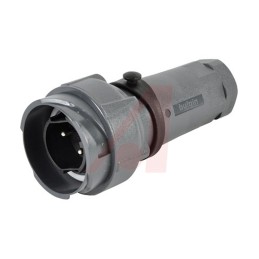 1 pcs - Bulgin Circular Connector, 2 Contacts, Cable Mount, Plug, Male, IP66, IP68, IP69K, Buccaneer 7000 Series