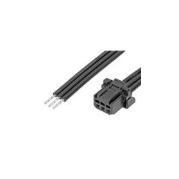 10 pcs : 219653-1031 - Rectangular Cable Assemblies Micro-One ISL Fem-Pigtail 3ckt 100mm