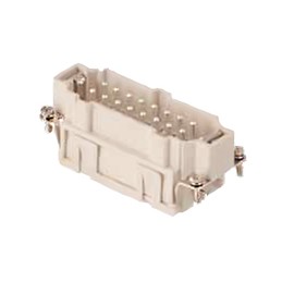 1 pcs - Molex Heavy Duty Power Connector Module, 16A, Male, 93601 Series, 10 Contacts