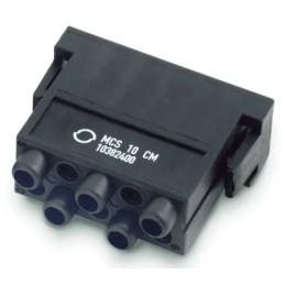 1 pcs - Epic Contact Heavy Duty Power Connector Module, 10A, Male, H-D 1.6, MCS Series, 10 Contacts