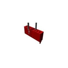 10 pcs : 338095-4 - Headers & Wire Housings 4 POS HOUSING