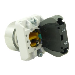 1 pcs - RS PRO Push Button Complete Unit, 22.5mm Cutout, SPST