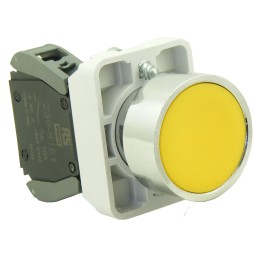 1 pcs - RS PRO Push Button Complete Unit, 22.5mm Cutout, SPST