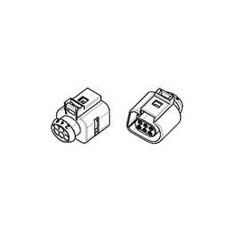 10 pcs : 1813139-1 - Automotive Connectors SEALED MT2 6POS PLUG HOUSING ASSEMBLY