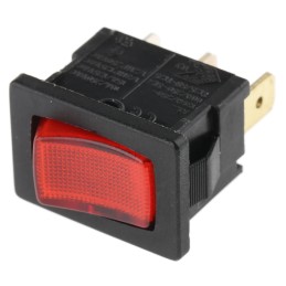 1 pcs - Molveno Illuminated SPST, On-None-Off Rocker Switch Panel Mount