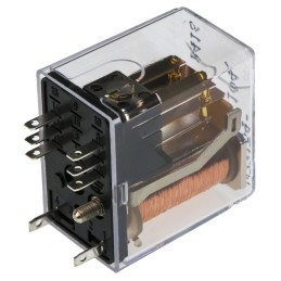 5 pcs - TE Connectivity PCB Mount Power Relay, 24V dc Coil, 5A Switching Current, DPDT