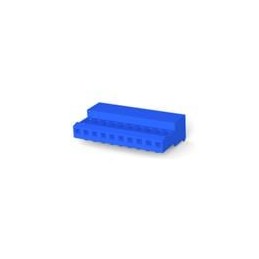 10 pcs : 4-640442-0 - Headers & Wire Housings 10P 26AWG TIN CLSD W/O TAB W/BLUE STRPE