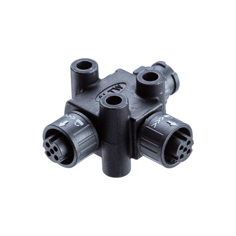 1 pcs - Amphenol Tee 5 Pole Socket Adapter