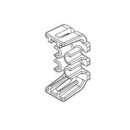 10 pcs : 12176368 - Automotive Connectors SECONDARY LOCK BLUE