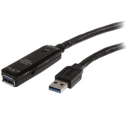1 pcs - StarTech.com USB 3.0 Cable, Male USB A to Female USB A USB Extension Cable, 10m