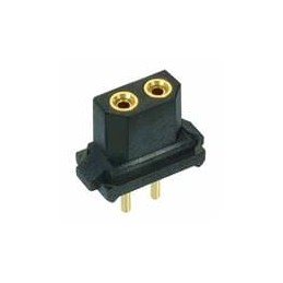 10 pcs : M80-8400245 - Headers & Wire Housings 2 POS SIL FEMALE VERT GOLD