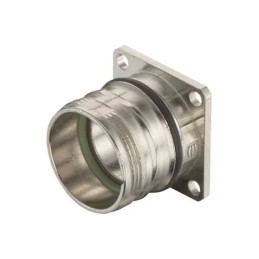 1 pcs - Harting Housing, Bulkhead Mount, M23 Connector, IP67, IP69K, Han M23 Series