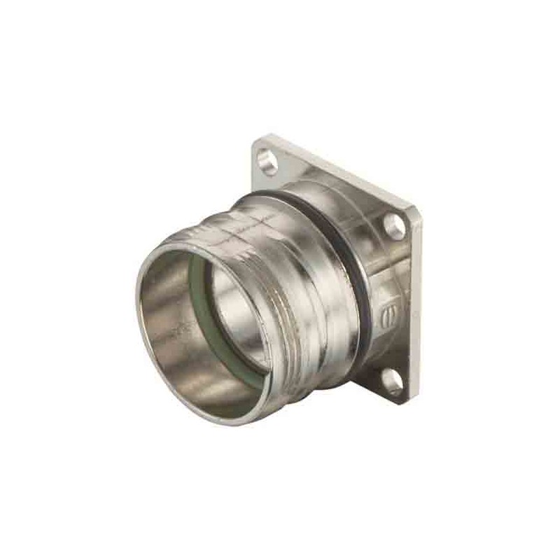 1 pcs - Harting Housing, Bulkhead Mount, M23 Connector, IP67, IP69K, Han M23 Series