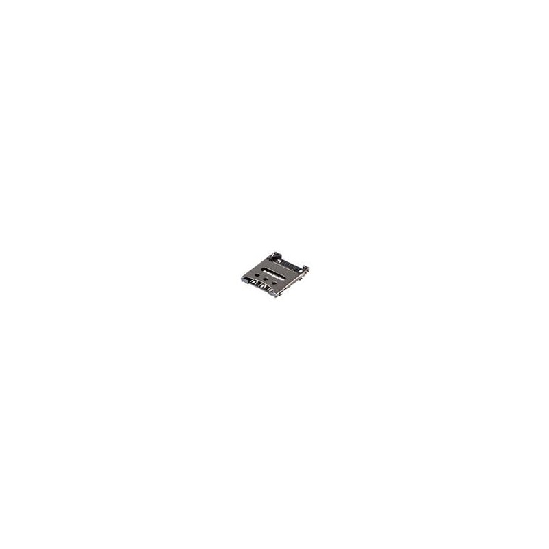 10 pcs : NSIM-3-C - Memory Card Connectors 7 Positions, Hinged, SMT, 1.35 mm Height Above Board,