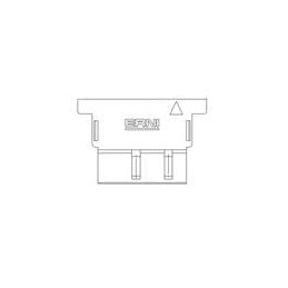 10 pcs : 524866 - Headers & Wire Housings Tin Female 2x5 Pos Cover Black Right