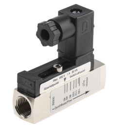 1 pcs - RS PRO Piston Inline Flow Switch for Liquid, 0.04 L/min Min, 0.13 L/min Max