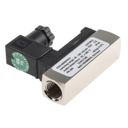 1 pcs - RS PRO Piston Inline Flow Switch for Liquid, 0.04 L/min Min, 0.13 L/min Max