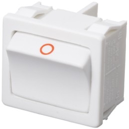 1 pcs - Marquardt DPST, On-None-Off Rocker Switch Panel Mount