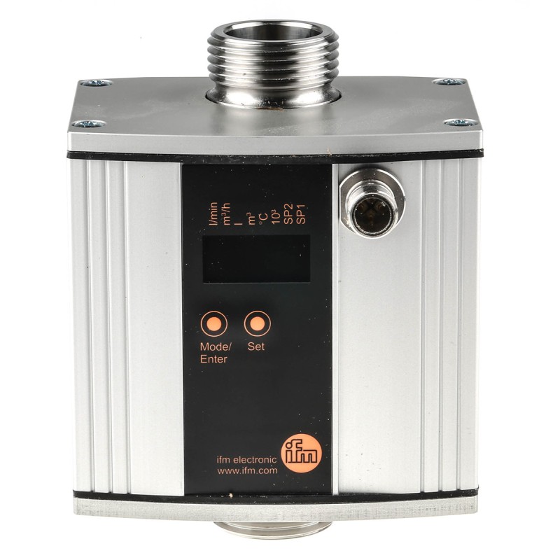 1 pcs - ifm electronic SU Series Ultrasonic Flow Meter for Liquid, 0 L/min Min, 100 L/min Max
