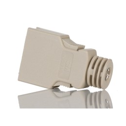 1 pcs - 3M 103 Series ABS D Sub Backshell, 14 Way, Strain Relief