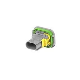 10 pcs : 2-1703843-2 - Automotive Connectors 3POS,TAB 1.6X0.6,TAB HSG,ASSY,