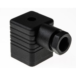 1 pcs - Hirschmann GDM 2P+E DIN 43650 A, Female Solenoid Valve Connector, 250 V ac/dc Voltage