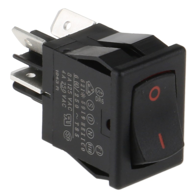 1 pcs - Carlingswitch DPST, On-None-Off Rocker Switch Panel Mount