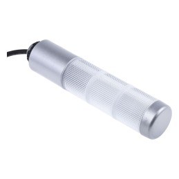 1 pcs - Werma Kompakt 37 Series Clear Buzzer Signal Tower, 3 Lights, 24 V, Base Mount, Tube