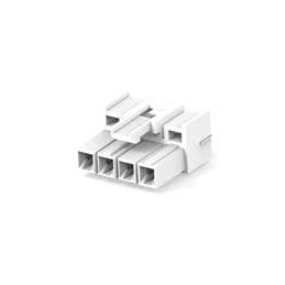 10 pcs : 3-2408780-4 - Headers & Wire Housings Plug HSG 4P WHT HCI 6.2 Pitch Outer Lock