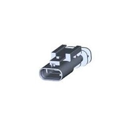 10 pcs : 1-1703494-4 - Automotive Connectors 3POS,TAB 1.2X0 .6,TAB HSG,ASSY