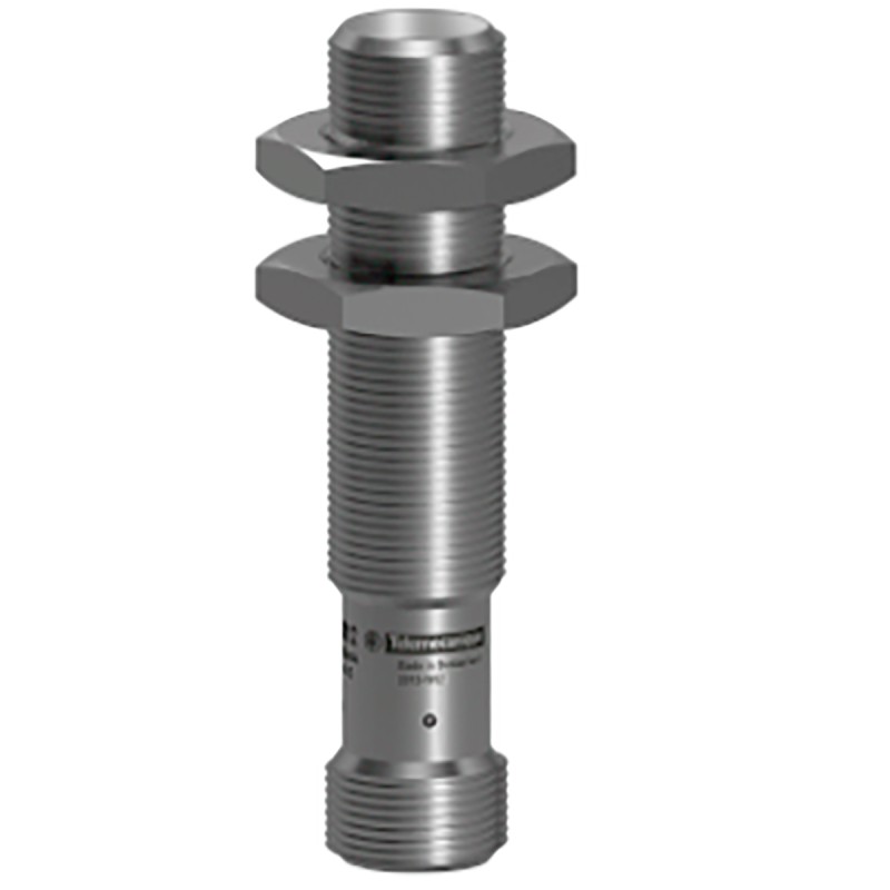 1 pcs - Telemecanique Sensors Inductive Barrel-Style Proximity Sensor, M12 x 1, 6 mm Detection, PNP Output, 12 - 24 V