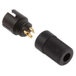 1 pcs - binder Circular Connector, 3 Contacts, Cable Mount, Subminiature Connector, Plug, Male, IP40, 719 Series