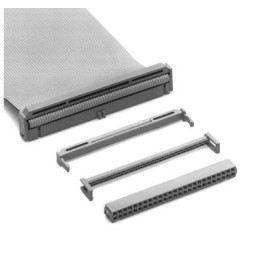 1 pcs - 3M 30-Way IDC Connector Socket for Cable Mount, 2-Row