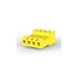 10 pcs : 3-640600-4 - Headers & Wire Housings FEED THRU WO TAB 4P L.R. yellow 20 AWG