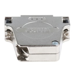 1 pcs - FCT from Molex FMK Series Die Cast Zinc Angled D Sub Backshell, 25 Way, Strain Relief