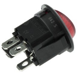 1 pcs - ZF Illuminated DPST, On-None-Off Rocker Switch Panel Mount