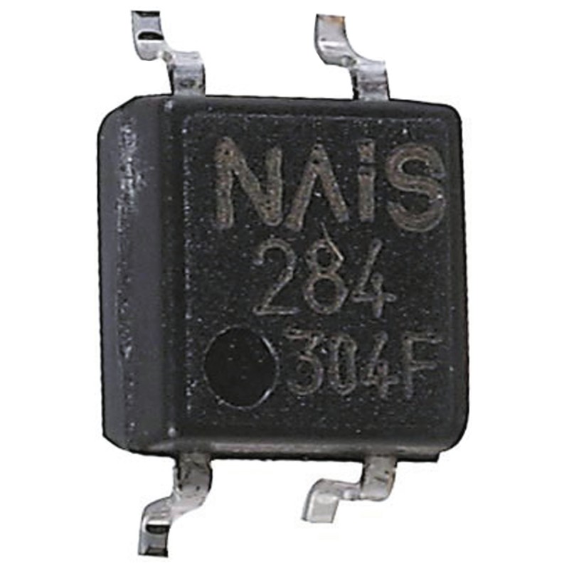 100 pcs - Panasonic Solid State Relay, 0.1 A Load, Surface Mount, 400 V Load, 5 V dc Control