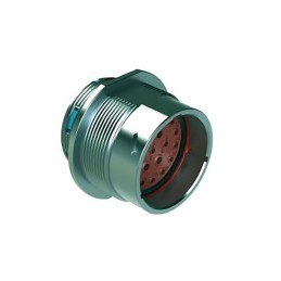 1 pcs - Amphenol Industrial Circular Connector, 21 Contacts, Cable Mount, Plug, Male, IP67, IP69K, Duramate AHDM Series